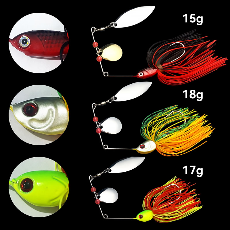 Bazooka umpan pancing Spinnerb - Fishing Lure Buzzbait ulasan dan harga