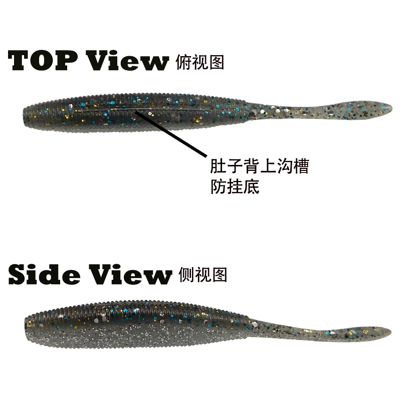 ESFISHING Drive Shad 100mm 8pc - Fishing Lure Soft Plastic ulasan dan harga